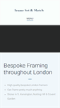 Mobile Screenshot of framesetandmatch.com