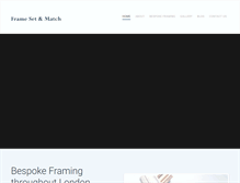 Tablet Screenshot of framesetandmatch.com